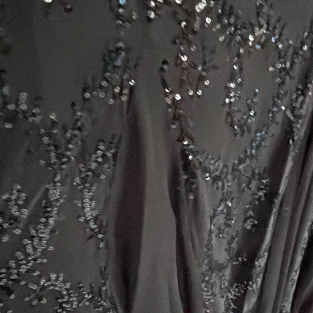 NWT Gorgeous long black dress with lovely detail size 22W or 20W - Picture 7 of 11